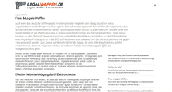 Desktop Screenshot of legalwaffen.de